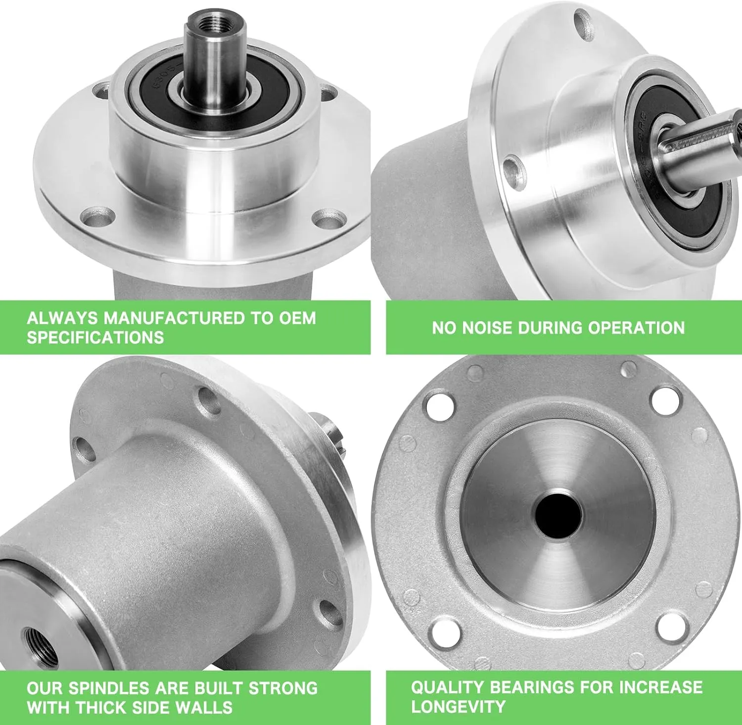 037-2000-00 Spindle Assembly 037-2050-00 for Bad Boy 42" 48" 54" Deck MZ Magnum Zero Turn Mower(3 Pack)