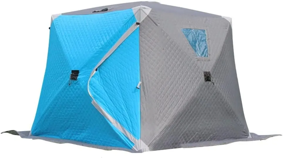 1-4 Winter Fishing Tent Winter Ice Fishing Tent Camping Tent Windproof and Rainproof Outdoor Winter Fishing Warm Tent (Color : D, Size : 220 * 220 * 200cm) (D 220 * 220 * 200cm)