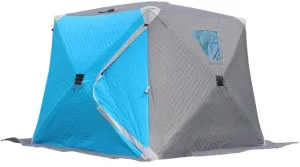 1-4 Winter Fishing Tent Winter Ice Fishing Tent Camping Tent Windproof and Rainproof Outdoor Winter Fishing Warm Tent (Color : D, Size : 220 * 220 * 200cm) (D 220 * 220 * 200cm)