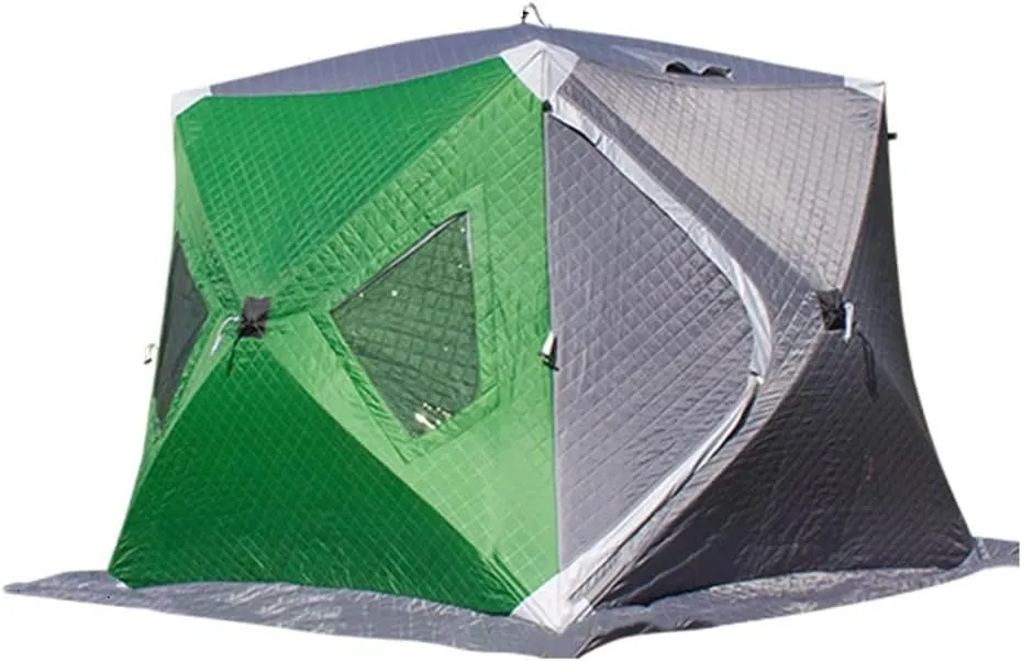 1-4 Winter Fishing Tent Winter Ice Fishing Tent Camping Tent Windproof and Rainproof Outdoor Winter Fishing Warm Tent (Color : D, Size : 240 * 240 * 200cm) (D 240 * 240 * 200cm)