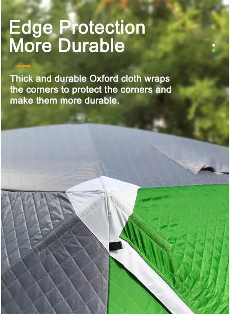 1-4 Winter Fishing Tent Winter Ice Fishing Tent Camping Tent Windproof and Rainproof Outdoor Winter Fishing Warm Tent (Color : D, Size : 240 * 240 * 200cm) (D 240 * 240 * 200cm)