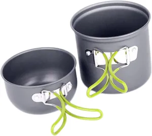 1 Set Portable Folding Camping Pot Durable Cookware for Outdoor Hiking Lightweight Design for Easy Travel Essential Cooking Tools for Camping Accessories and Adventures