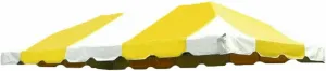 10' x 20' Replacement PVC Vinyl Tent Top | Yellow | Compatible with Party Tents Direct Weekender West Coast Frame Tent | Waterproof | UV Resistant | Heavy Diuty