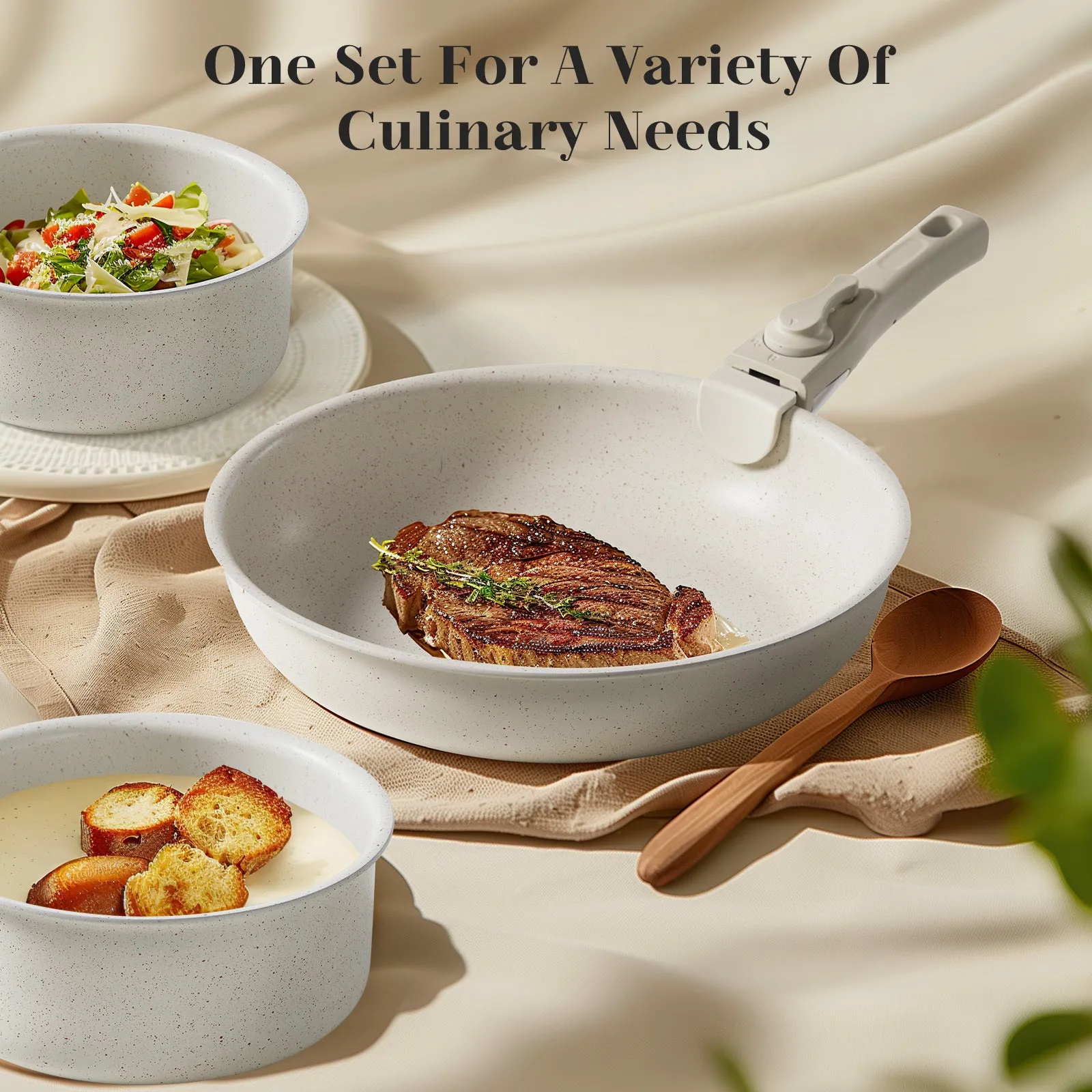 12-Piece Non-Stick Pots and Pans Set – Premium Kitchen Cookware for Easy Cooking & Cleaning