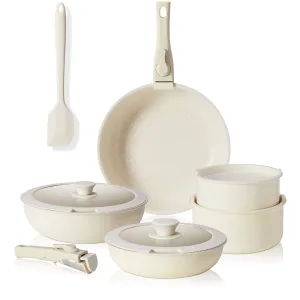 12-Piece Non-Stick Pots and Pans Set – Premium Kitchen Cookware for Easy Cooking & Cleaning
