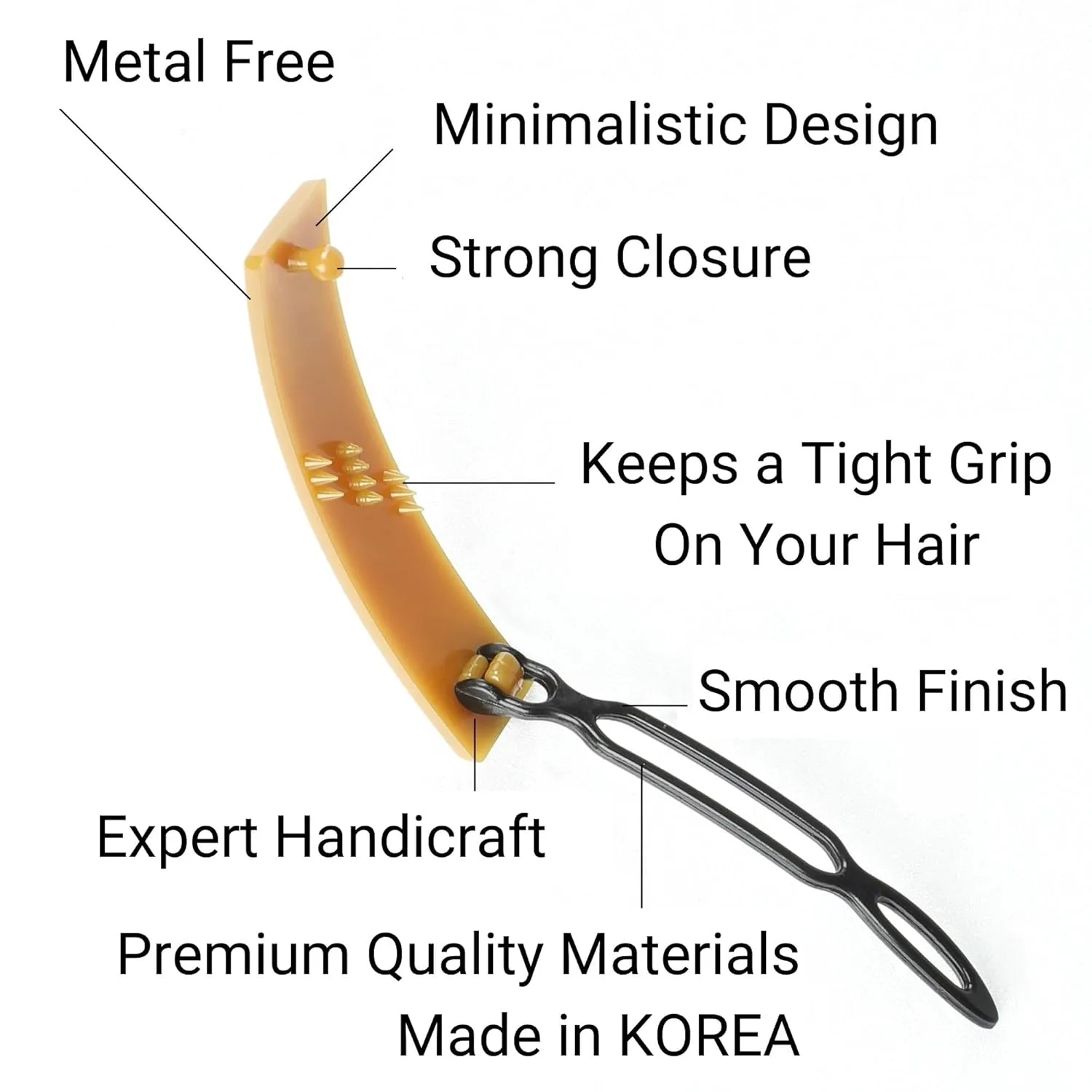 12pcs Hair Barrettes Set for Women and Girls, Hair Clips for Thick Thin Fine Hair, Non-metal Hair Accessories, Non-Slip Grip Handmade Snap Hairpin, BPA Free