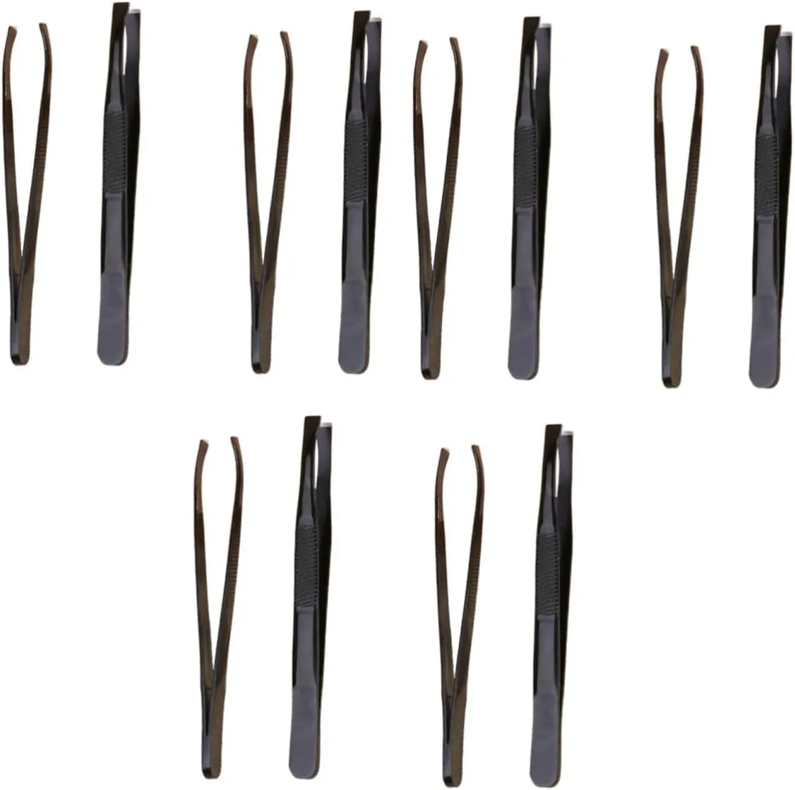 12pcs Stainless Steel Eyebrow Shaping Tool Eyebrow Clips and Trimmer for Precise Hair Removal Easy to Use Cosmetic Bag for Grooming