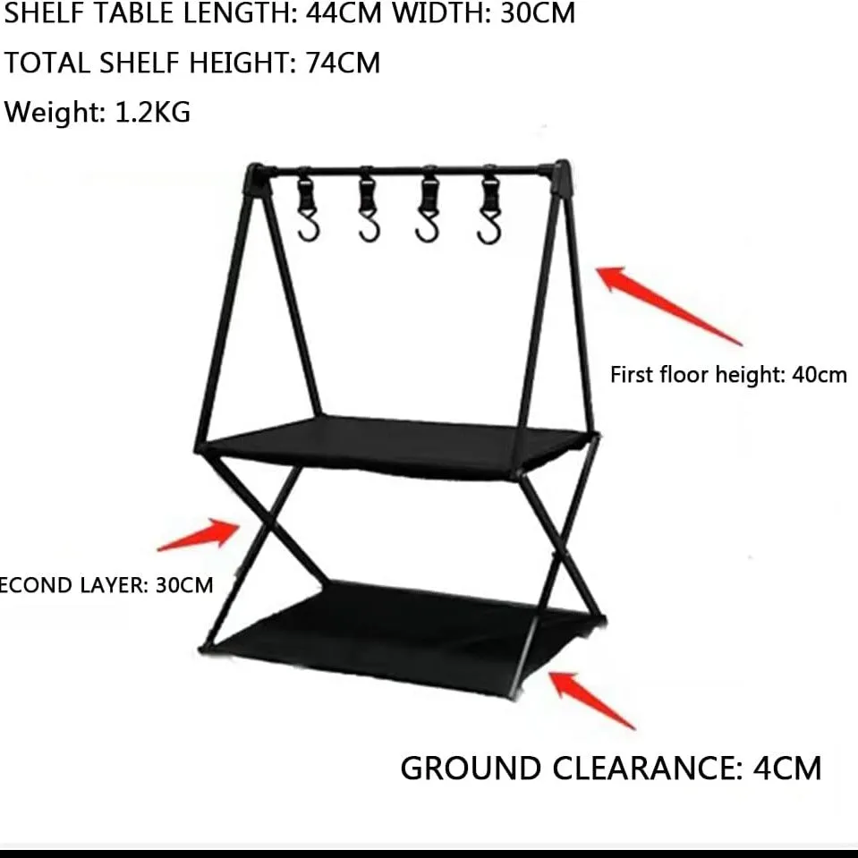 #143 Camping Cabinet Folding Travel Storage