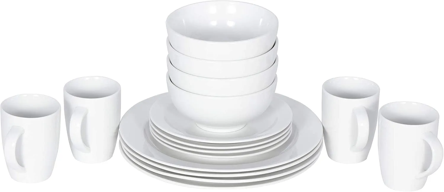16 Piece Dinnerware Set,  Service for 4