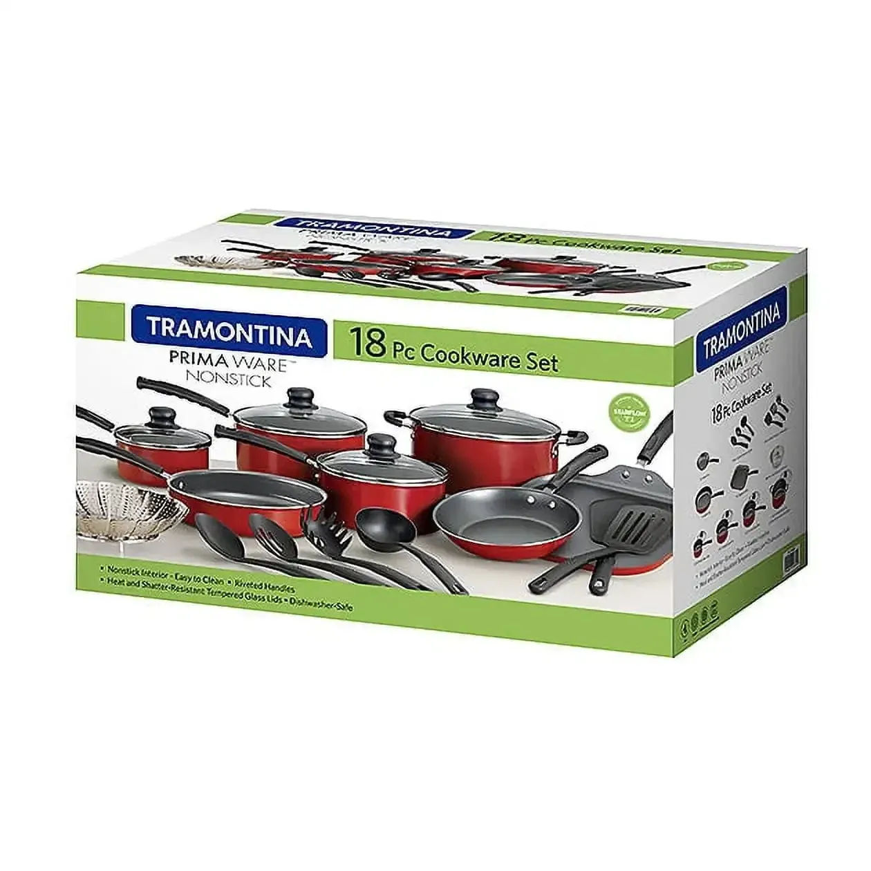 18 Piece Non-stick Cookware Set