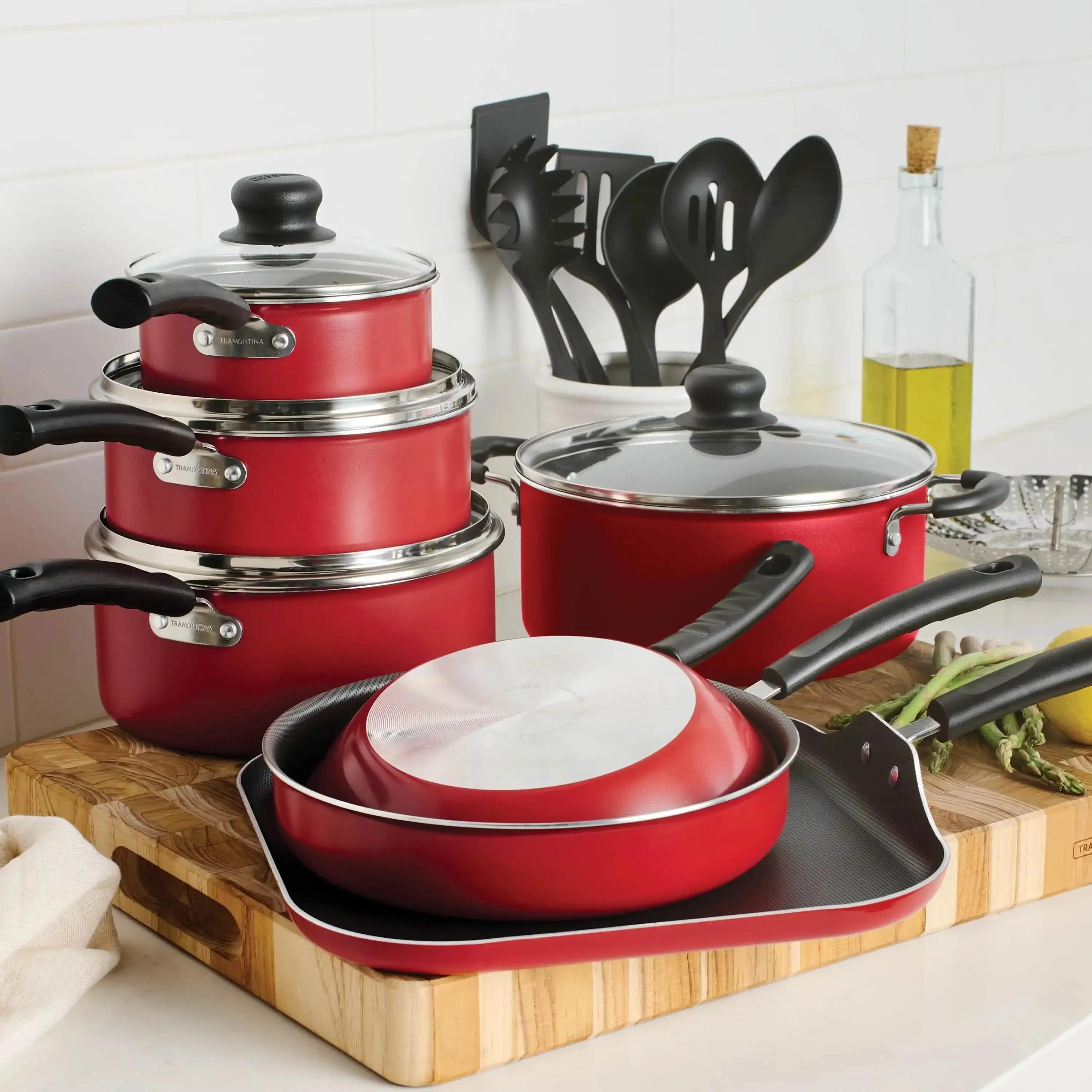 18 Piece Non-stick Cookware Set