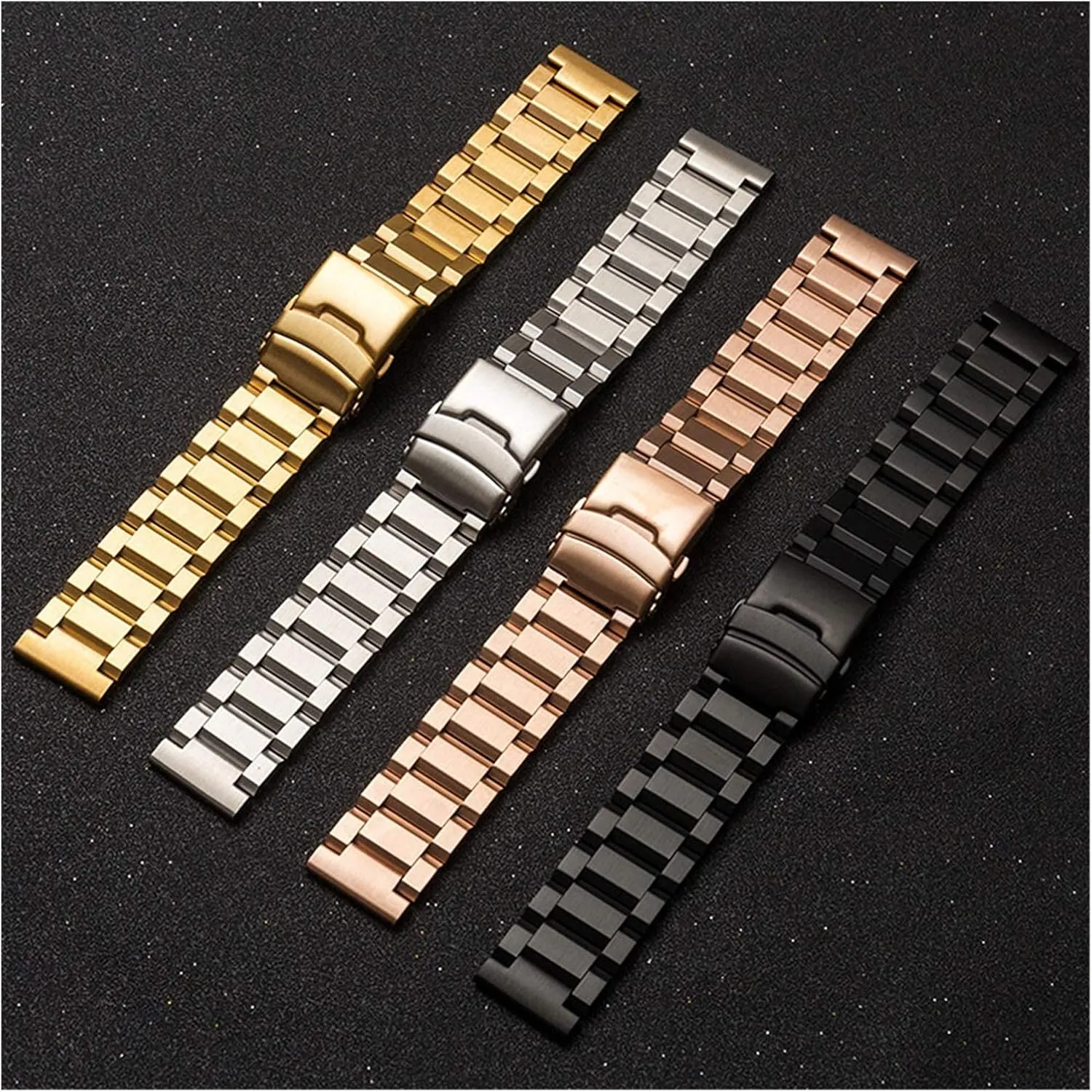 18mm 19mm 20mm 21mm 22mm 23mm 24mm 25mm stainless steel watchband solid metal men women strap watch band accessories
