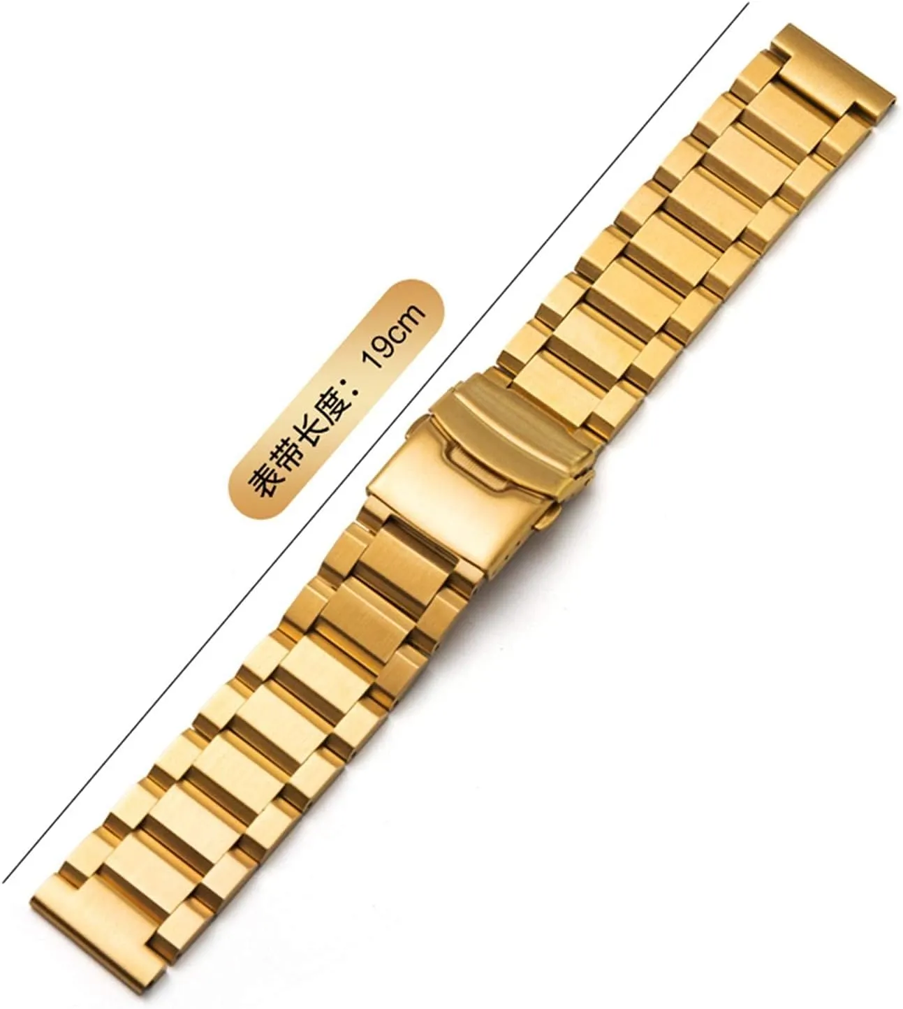 18mm 19mm 20mm 21mm 22mm 23mm 24mm 25mm stainless steel watchband solid metal men women strap watch band accessories