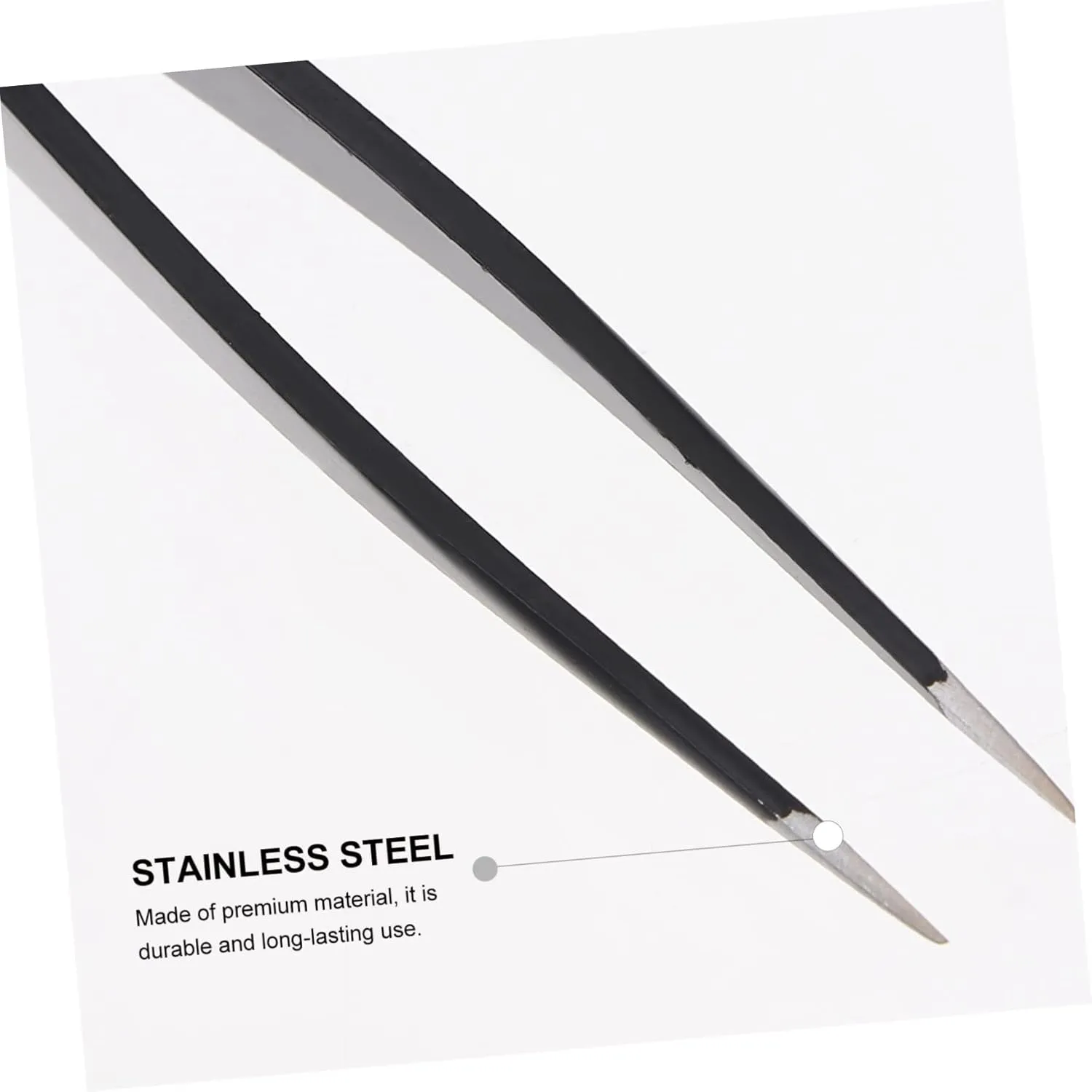 18pcs Stainless Steel Eyelash Tweezers for Makeup Precision Grooming Tool for Eyebrows and Lashes Lightweight and Design Easy to Use for Travel