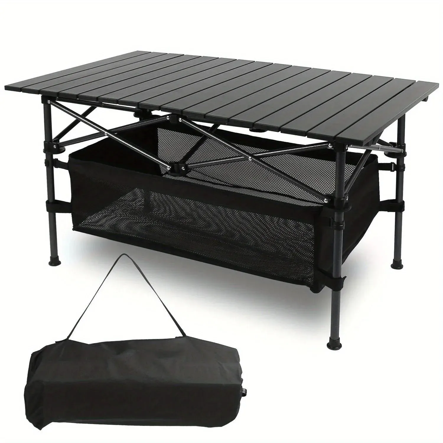 1PC Camping Table That Fold Up Lightweight Aluminum Roll Up Table
