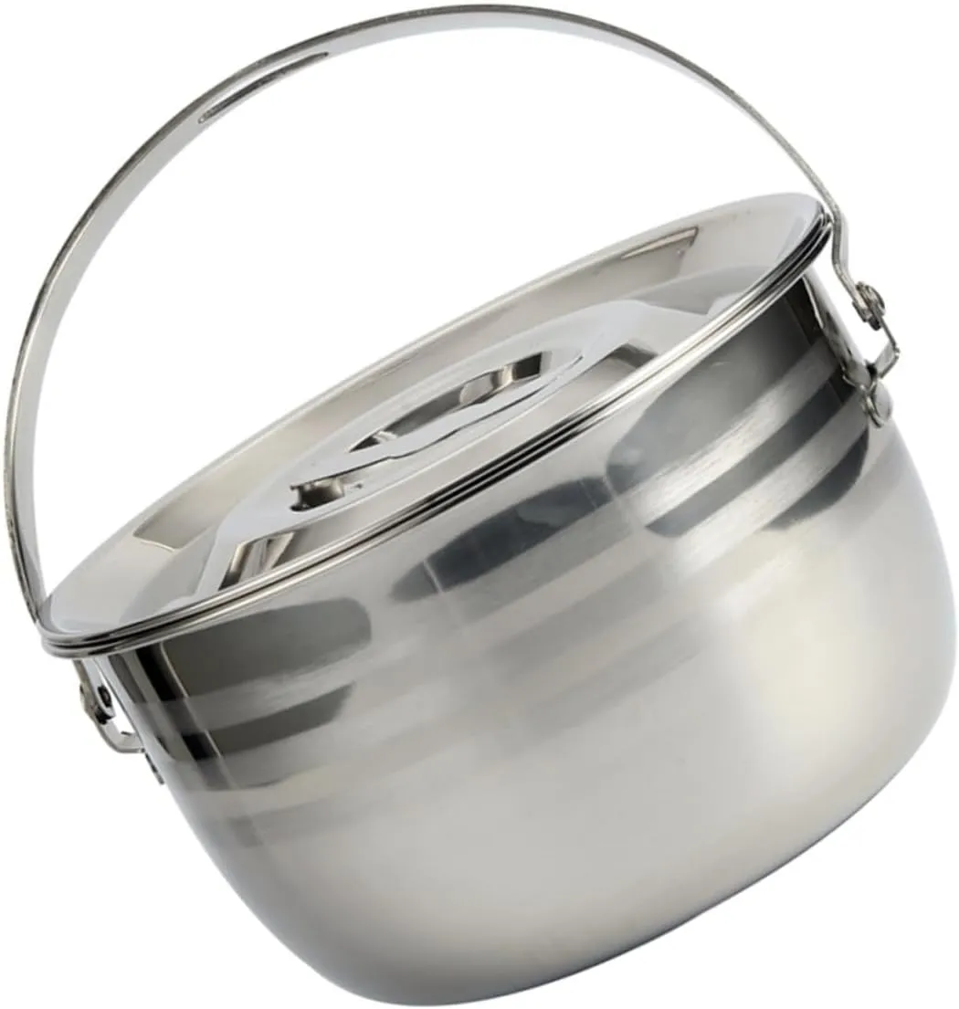 1pc Capacity Non Stick Soup Pot for Household Use Portable Camping Stew Pot Cookware for Outdoor Cooking and Stewing Various Meats