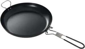 1pc Folding Non-Stick Frying Pot Camping Cooking Pan Skillet for Outdoor BBQ Iron Cooking Utensils