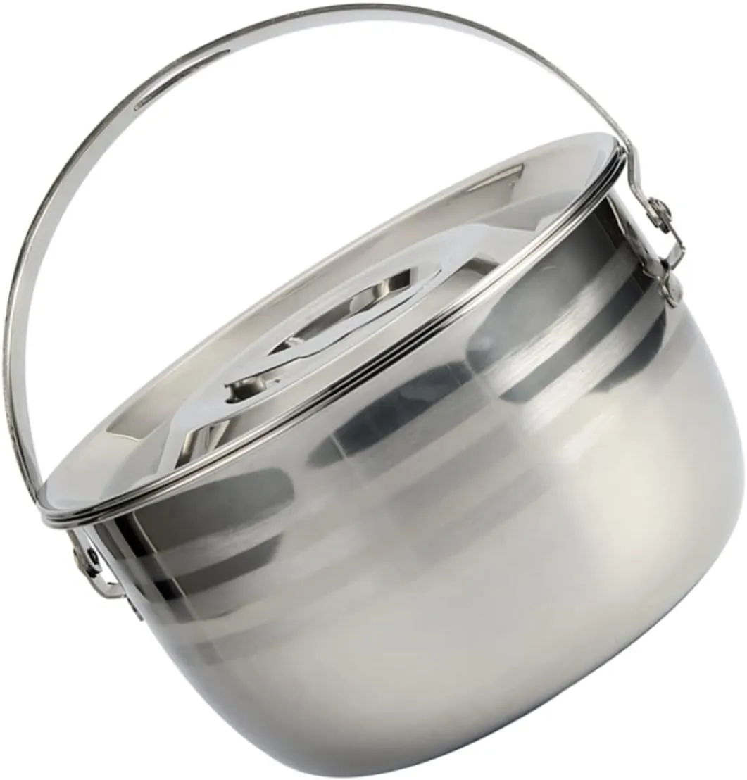 1pc High Capacity Non Stick Stew Pot Soup Pot for Home Kitchen Outdoor Cooking Thicken Design with Wear Resistant Base Transfer