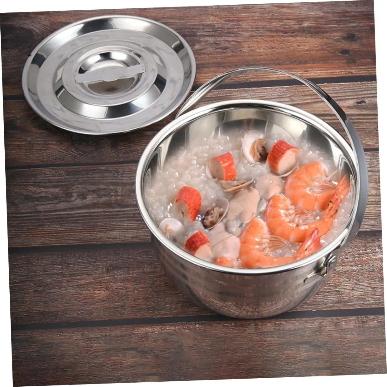 1pc High Capacity Non Stick Stew Pot Thicken Camping Cookware for Home and Outdoor Use Lightweight Easy to Clean Kitchen Essential