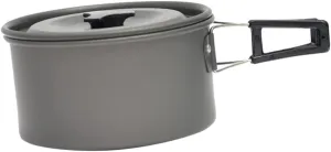 1set Camping Cookware Lightweight Non-Stick Folding Cooking Pot for Outdoor Cooking and Travel for Camping Hiking and Picnics and