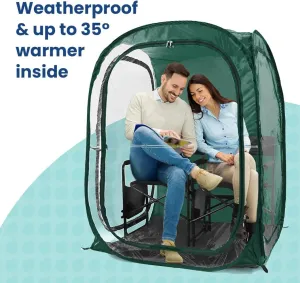 2 Person Pop-Up Pod Weather Resistant