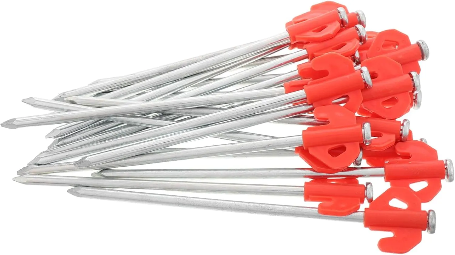 20pcs Heavy Duty Metal Ground Nails for Camping Tents Windproof Tent Pegs for Outdoor Activities Lawn Stakes Garden Decorations Durable Material for Secure Anchoring