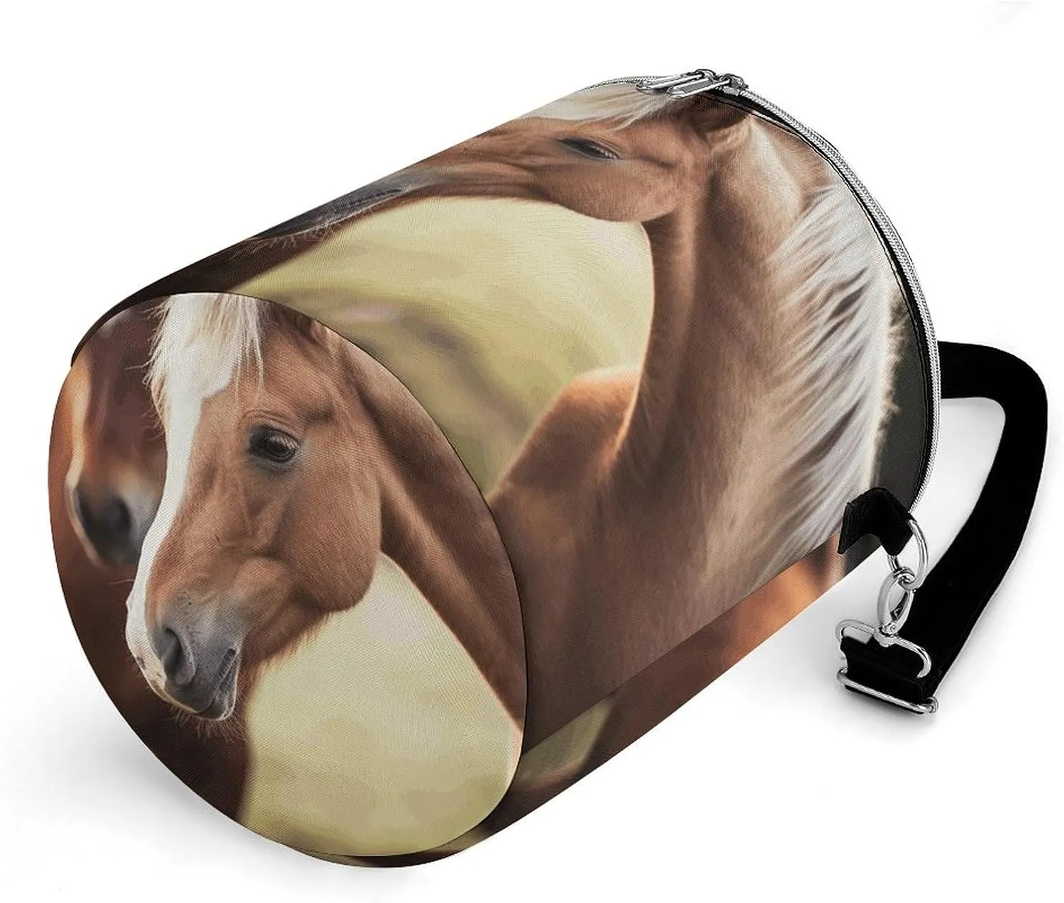 24 Cans Collapsible Soft Cooler Bag,Adorable Horse Large Leakproof Camping Cooler,Portable Travel Cooler for Picnic, Camping, Beach, Trip