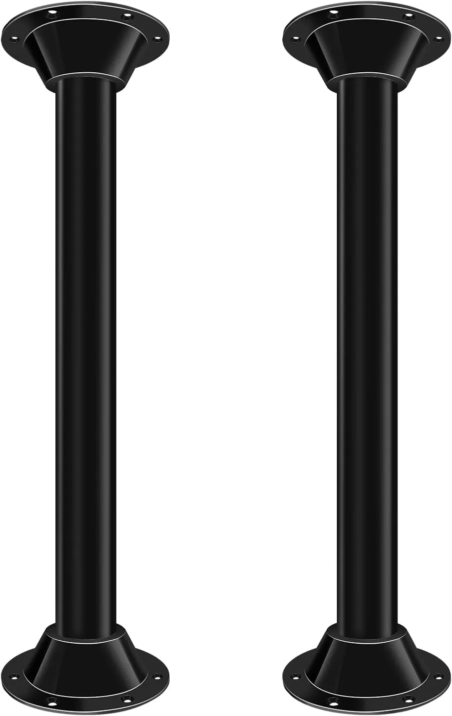29" RV Table Base Mount and RV Table Legs,Camper Tables Base Mount Pedestal Flange and Dinette Legs Pole for Camper Trailer Motorhome, Tables and Floor Mounting, Includes Mounting Screws, Aluminum