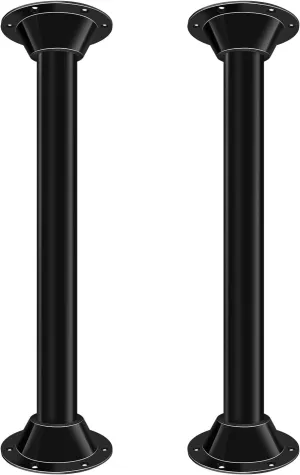 29" RV Table Base Mount and RV Table Legs,Camper Tables Base Mount Pedestal Flange and Dinette Legs Pole for Camper Trailer Motorhome, Tables and Floor Mounting, Includes Mounting Screws, Aluminum