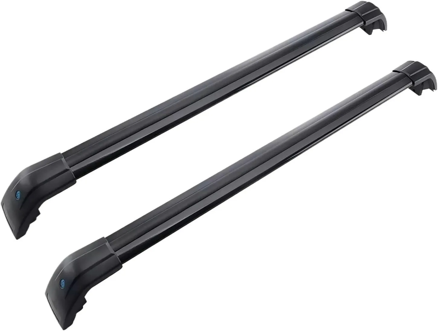 2PCS Cross Bar Compatible for Chevrole Tahoe 2021-2024 Roof Rail Rack Lockable Cargo Carrier Crossbars Kayak Bar Baggage(Black)