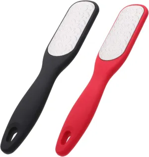 2pcs Double Sided Foot Scraper for Removal and Foot Care Ergonomic Design Comfortable Grip Exfoliating Tool