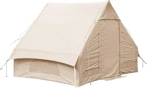 3-8 Person Oxford PVC Inflation Tent Waterproof Inflatable Tent Camping Tent Compatible with Fishing Hiking Caping Backpacking (Medium)