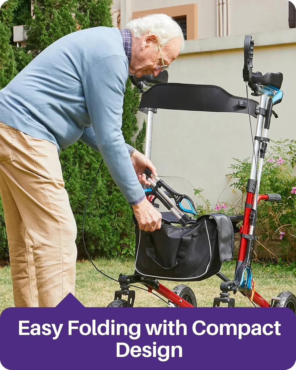 36inch Grabber Reacher Tool for Seniors, Foldable Reacher Grabbers Pickup Stick with Anti-Slip 360° Rotating Jaw, 4" Wide Extended Claw with Magnet for Disabled, After Surgery Recovery
