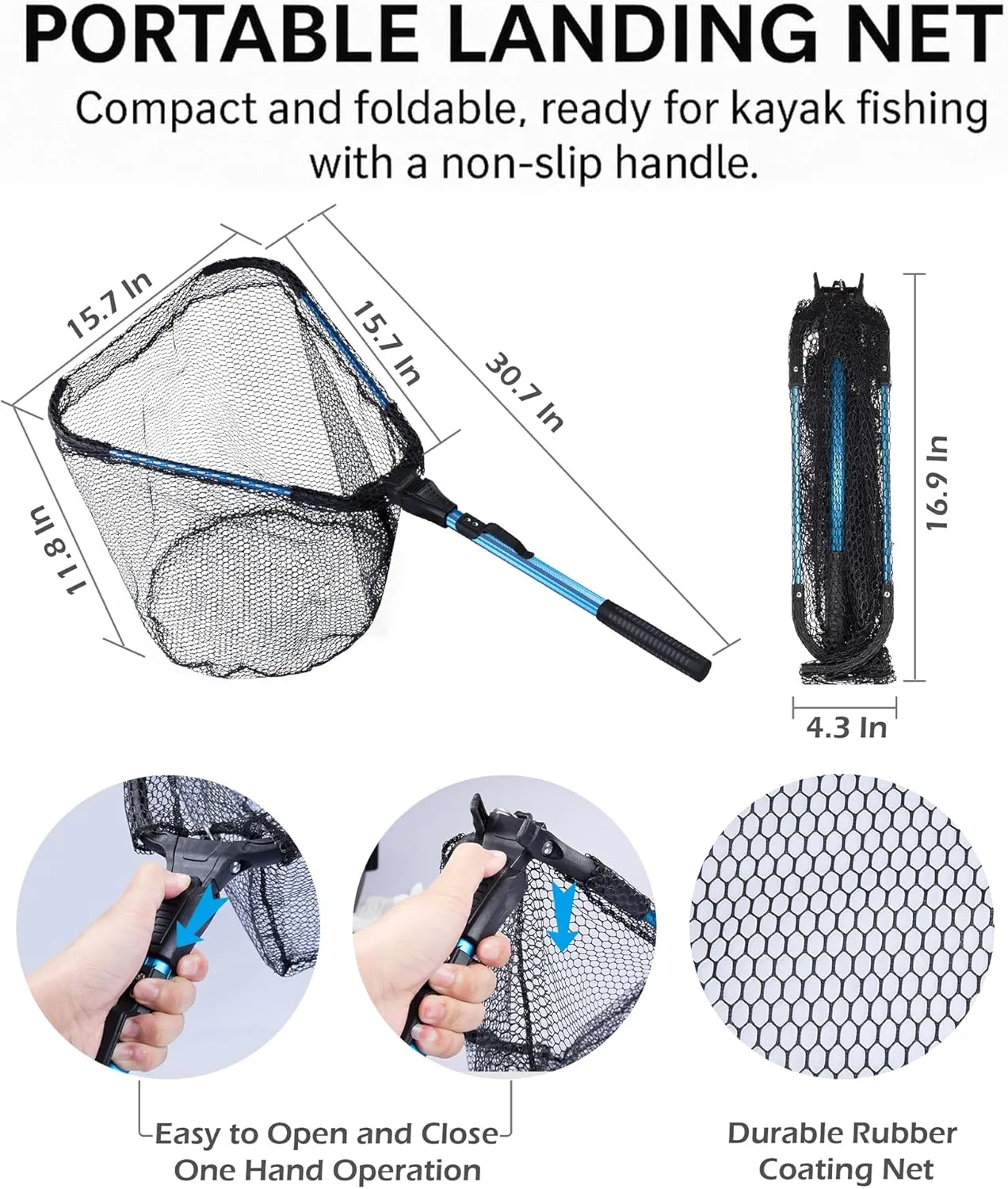 4PCS Fish Gripper Hook Remover Kit Fishing Accessories