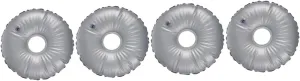 4pcs Rotary Washing Line Base Sun Umbrella Base Water Bag Heavy Weight Umbrella Sand Anchor