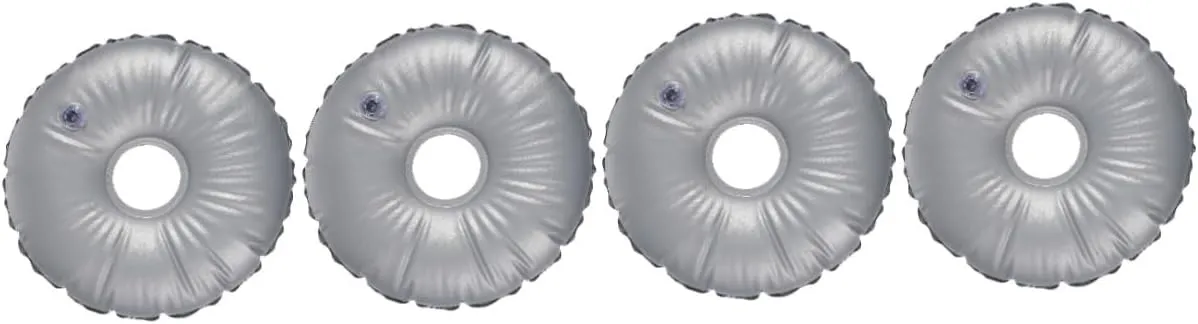 4pcs Rotary Washing Line Base Sun Umbrella Base Water Bag Heavy Weight Umbrella Sand Anchor