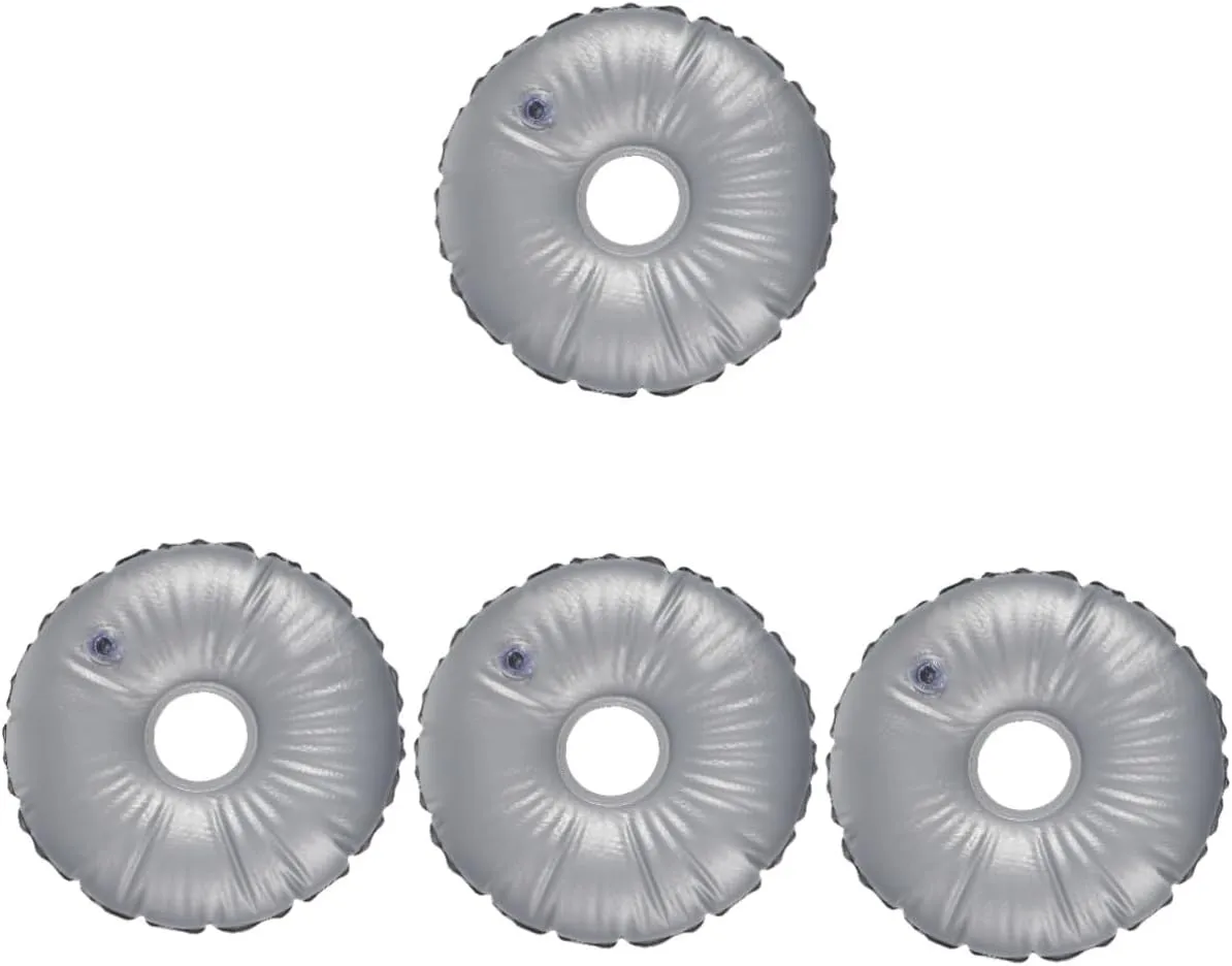4pcs Rotary Washing Line Base Sun Umbrella Base Water Bag Heavy Weight Umbrella Sand Anchor