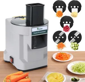 5 in 1 Electric Vegetable Chopper, Multifunctional Chopper Vegetable Cutter Slicer Dicer Machine Automatic Cutter for Onion Shredder Potato Slicer, Veggie Processor Commercial Home Use