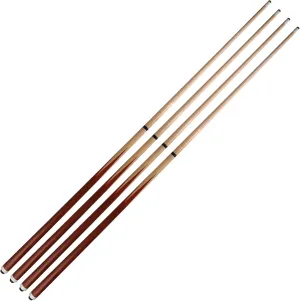 58" 2-Pieces Pool Cue Stick with Coffee Color and 13mm Leather Tip Weight 20OZ (Coffee Color 58" Set of 2/ Set of 4/ Set of 6 20OZ)