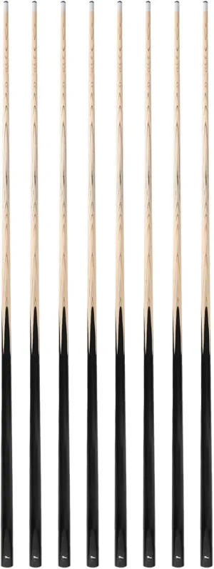 58" one Piece Pool cue Stick with 13MM Leather tip, Weight 20OZ Billiards cue Stick, Pool Stick Set of 4 or Set of 6