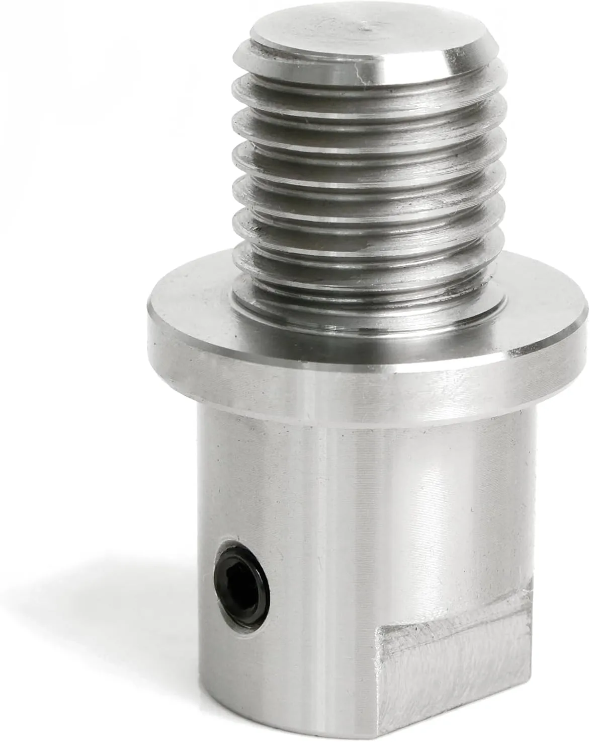 5/8" Shopsmith Female to 1" x 8TPI Male Thread Adaptor, Woodworking Lathe Headstock Spindle Adaptor with Two Nylon Washers.