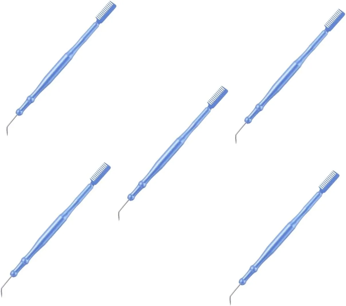 5pcs Eyelash Lift Perm Tool Compact Lash Separator with Comb for Eyelash Curling and Extension Lightweight Easy to Carry Perming Kit for