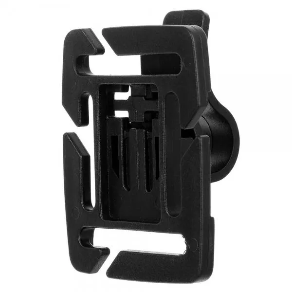 5pcs Outdoor Universal 360-Degree 8-Level Adjustable Rotating POM Water Pipe Hose Clamp for Molle Backpack Black