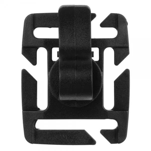 5pcs Outdoor Universal 360-Degree 8-Level Adjustable Rotating POM Water Pipe Hose Clamp for Molle Backpack Black