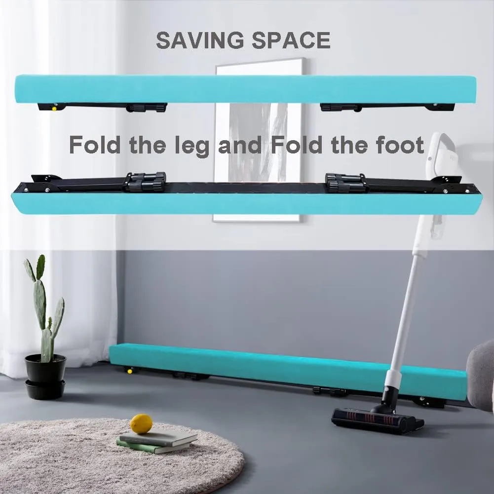 6ft Ultrasimple Adjustable&Foldable Balance Beam,High-Low Floor Beam Suede Gymnastics Equipment,No Tool Require, Gymnastics Beam for Training&Professional HomeTraining