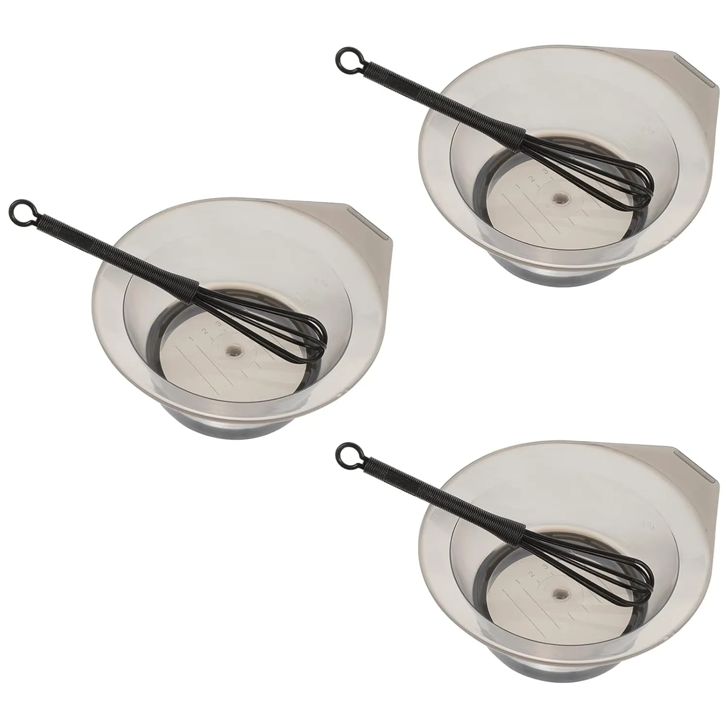 6sets Hair Coloring Tool Set Mixing Bowl Stirring Stick for Easy Even Application Hairdressing Accessory for Home Salon Use