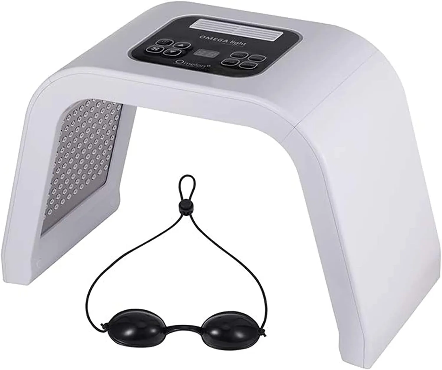 7 in 1 LED Beauty Mask Machine, Spa Face Device Beauty Facial Skin Care Mask, Beauty Lamp Instrument Set for Skin Care, with Protective Goggles