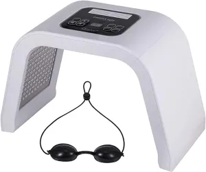 7 in 1 LED Beauty Mask Machine, Spa Face Device Beauty Facial Skin Care Mask, Beauty Lamp Instrument Set for Skin Care, with Protective Goggles