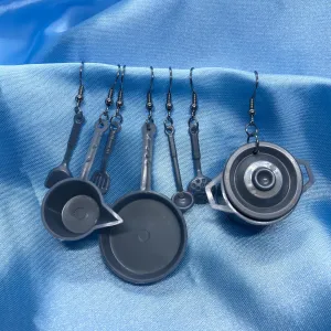 7 Piece Cookware Set Earrings