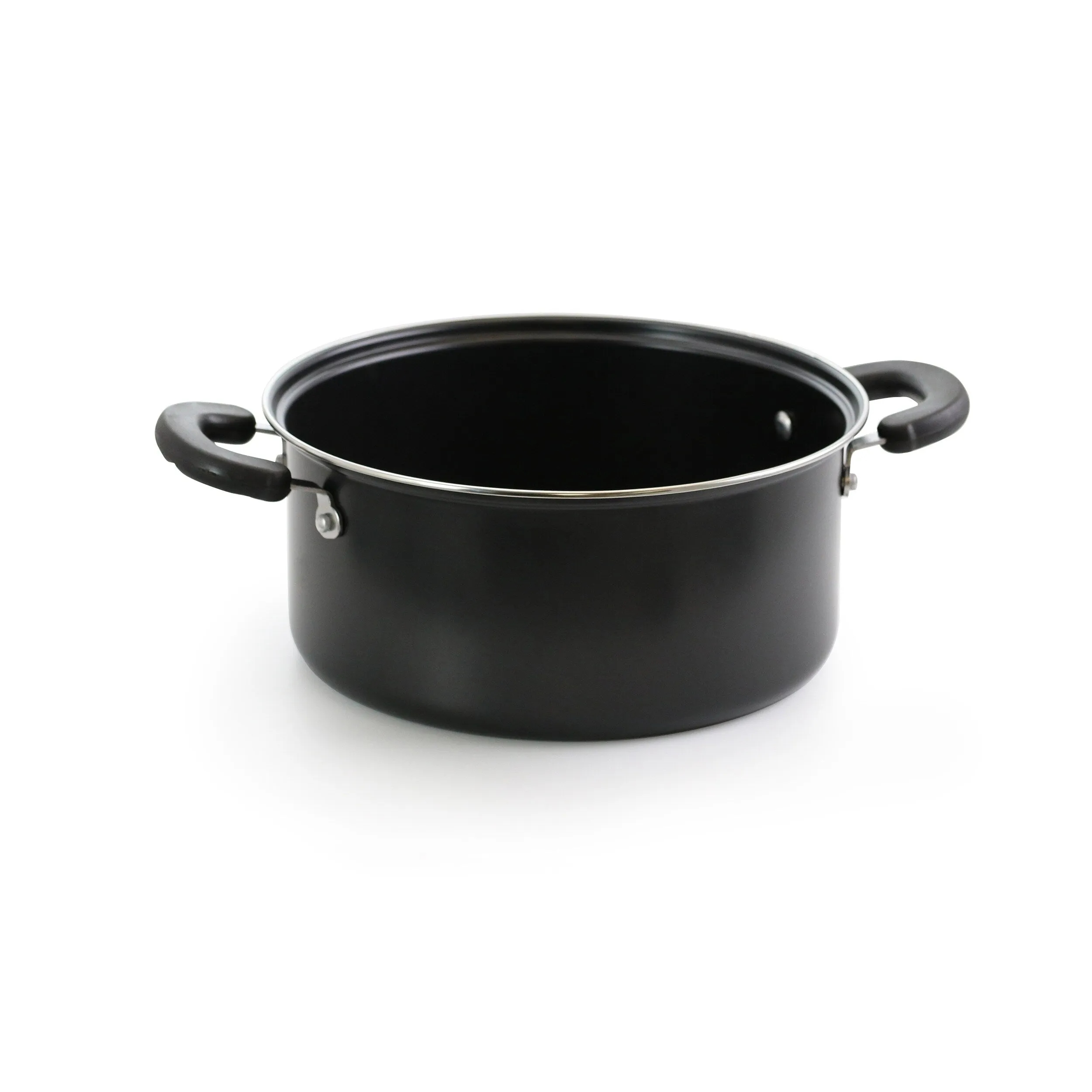 7 Piece Stainless Steel Non-Stick Cookware Set with Glass Lids
